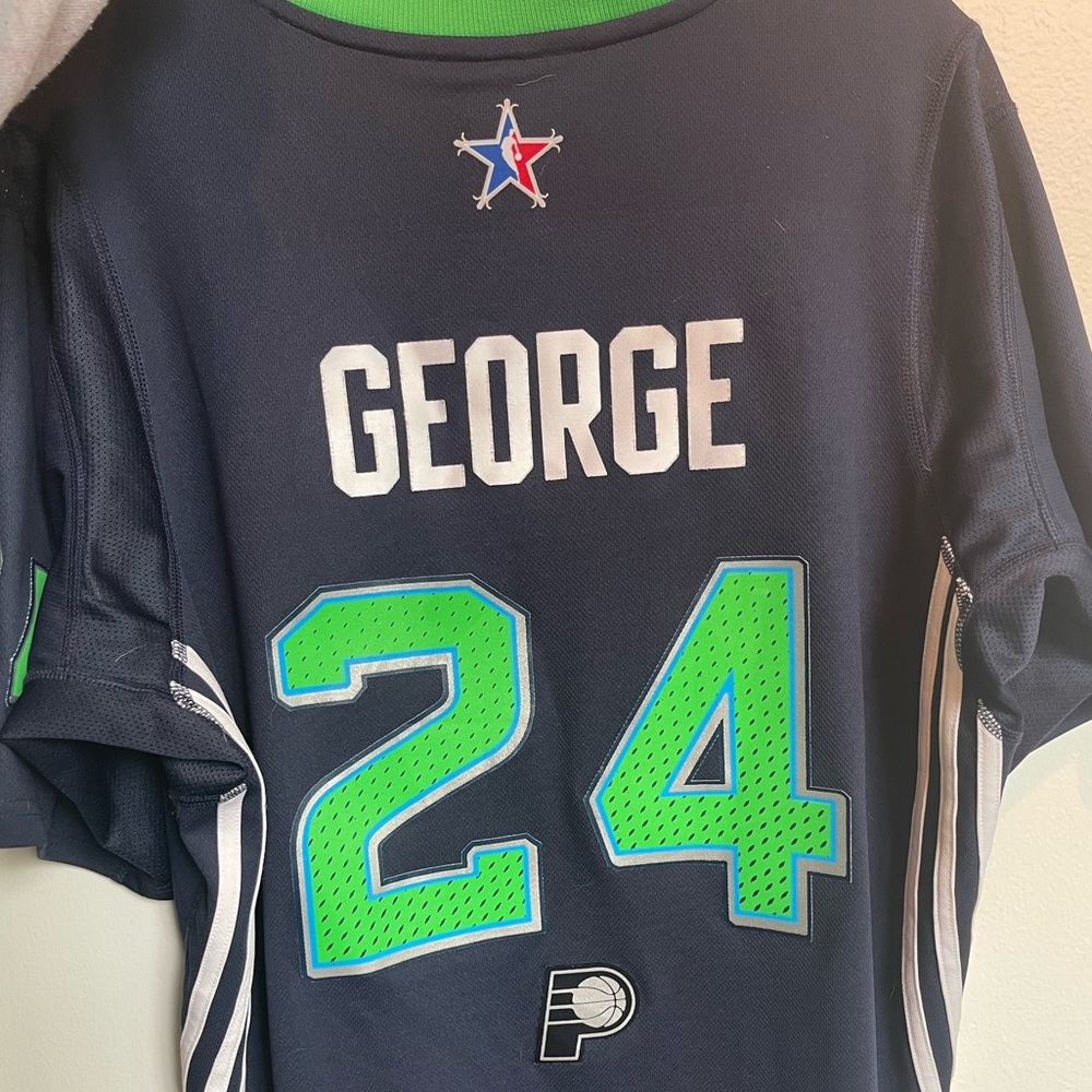 100% Authentic Paul George Adidas 2014 NBA All Game Jersey Size M